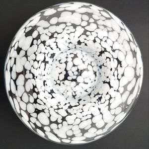 Murano Mottled Art Glass Center Piece Mid Century Modern- Circa 1970